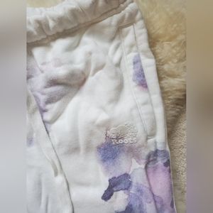 Roots Sweat Pants Floral Tie Dye XS
